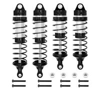 Pour Traxxas Pour Slash 2wd 4x4 Pour Hoss Pour Rustler Pour Vxl Pour Bandit Pour Nitro Pour Stampede 1/10 Huile Kit Amortisseur Choc Modèles Amortisseurs RC(Silver)