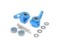 Pour Traxxas Pour Slash 2WD Pour Rustler Pour VXL 1/10 2 Pièces Roulements De Blocs De Direction Avant Pièces De Voiture Radiocommandée Composants(Blue)