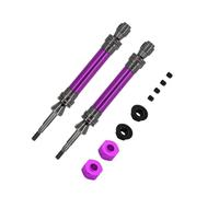 Pour Traxxas Pour Slash 2WD Pour VXL 4X4 Pour Hoss Pour Stampede 1/10 Arbre Transmission Arrière CVD 6852R Pièces Mise Niveau Voiture RC D'entraînement Arbre(Purple)