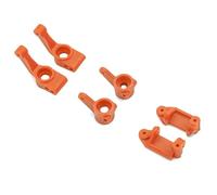 Pour Traxxas Pour Slash 2WD Pour Vxl Pour Rustler Pour Stampede Pour Bandit 1/10 Blocs Chasse Avant En Nylon Supports D'essieu Arrière Voiture RC Jouets Crawlers Rc(Orange)