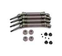 pour Traxxas pour Slash 4X4 1/10 4 Pièces Avant Arrière Alliage Arbre CVD Kit D'essieu Transmission Voiture 4x4 RC Accessoires Mise À Niveau D'entraînement Arbre