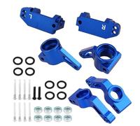 pour Traxxas pour Slash 4X4 2WD 1/10 Bloc Roulette Direction Alliage Métallique Support D'essieu Moyeu C avec Kit Roulement À Billes Pièce Voiture RC Coupelle Direction RC
