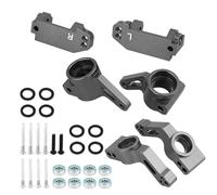 pour Traxxas pour Slash 4X4 2WD 1/10 Bloc Roulette Direction Alliage Métallique Support D'essieu Moyeu C avec Kit Roulement À Billes Pièce Voiture RC Direction