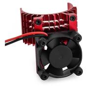 Pour Traxxas Pour Slash 4x4 2WD Pour Rustler Pour VXL-3S Kit Ventilateurs Refroidissement Variateur Moteur Pièces Rechange Et D'amélioration Modèles RC RC Mise Niveau Modèles(Red)