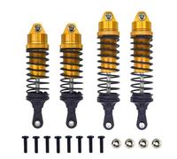 Pour Traxxas Pour Slash 4x4 4WD 2WD Pour Rustler Pour VXL Pour Stampede 1/10 Amortisseurs Avant Arrière En Aluminium Pièces Voiture RC Assemblées Pièces Améliorations RC(Gold)