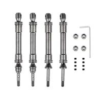 Pour Traxxas Pour Slash 4x4 Pour Rustler Pour VXL Pour Stampede 1/10 Ensemble Transmission Par Cardan Métallique CVD Renforcé Pièces Détachées Voitures RC Pièces Modification RC(Titanium,1set)
