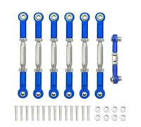 Pour Traxxas Pour Slash 4X4 Pour VXL 2WD 1/10 Métal Tendeurs Liaison De Carrossage Ensemble Biellettes Voiture RC Pièces Mise À Niveau PièCes Rc(Blue)