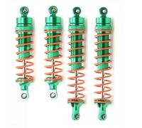 Pour Traxxas Pour Slash 4x4 Pour VXL 2WD Pour Rustler Pour Stampede Pour Hoss 1/10 Amortisseurs Avant Arrière Pièces Mise À Niveau RC Pièces Améliorations RC(Green)