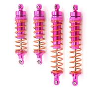 Pour Traxxas Pour Slash 4X4 Pour Vxl 2wd Pour Rustler Pour Stampede Pour Hoss 1/10 Amortisseurs Avant Arrière RC Pièces Mise Niveau Voitures Pièces Amortisseurs RC(Pink)