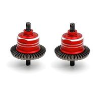 Pour Traxxas Pour Slash 4x4 Pour VXL Pour Stampede Pour Rustler Pour Remo HQ727 1/10 Différentiel Engrenage Acier 5381 6882 5379 Pièces Détachées Voitures RC Remplacement RC(Red,2pcs)