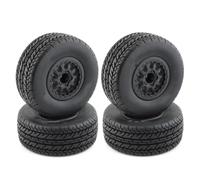 Pour Traxxas Pour Slash Pour Arrma Pour Senton Pour HuanQi 727 Pour Vkar 10sc Pour HPI 1/10 4 Pneus Camion Short Course 112 Mm Jantes Hexagonales 12 Mm Voiture Télécommandée RC Voiture Roues(D)