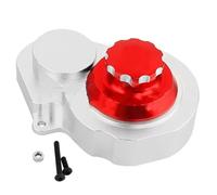 Pour Traxxas Pour Slash Pour Rustler Ou Pour Stampede Pour Bandit 2 Roues 1/10 Motrices Cache-engrenage Transmission Alliage D'aluminium Coque Pièces Mise Niveau Voitures RC Boîte Transmission(Red)
