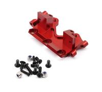 Pour Traxxas Pour Slash Pour Rustler Pour Stampede Pour Bandit 1/10 Paroi Inférieure Avant Alliage D'aluminium 2 Roues Motrices Pièces Rechange Télécommandée PièCes Rc(Red)