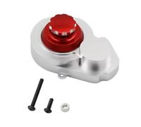 Pour Traxxas Pour Slash Pour Rustler Pour Stampede Pour Bandit Couvercle Boîte Vitesses Métal CNC 2 Roues Motrices 1/10 Pièces Voiture RC Pièces Améliorations RC(Red)