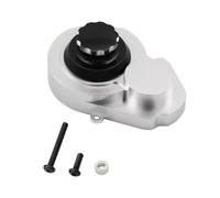 Pour Traxxas Pour Slash Pour Rustler Pour Stampede Pour Bandit Couvercle Boîte Vitesses Métal CNC 2 Roues Motrices 1/10 Pièces Voiture RC Pièces Améliorations RC(Black)