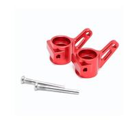 Pour Traxxas Pour Slash Pour Rustler Pour VXL Pour Stampede Pour Bandit 2WD 1/10 2 Pièces Coupe Blocs Direction Pièces Rechange Pour Voitures Télécommandées Composants(Red)