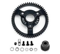 Pour Traxxas Pour Slash Pour Stampede Pour Rustler 6842 6843 3956 1/10 Engrenage Principal Droit Acier Trempé 32 Pas 0.8 M 4x4 Voiture RC ModèLes Mise Niveau Rc(58T AND 18T)