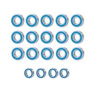 Pour Traxxas Pour Slash Pour Stampede Pour Rustler Pour Bandit 2WD 1/10 Kit Complet De Roulements 19 Pièces Détachées Voitures Radiocommandées Accessoires Mise À Niveau RC Roulement Billes