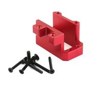 Pour Traxxas Pour Sledge 1/8 Accessoires Pièces Rechange Voitures RC Support Servo Métal Accessoire Modèle Modifié Remplace Ment Assemblage ModèLes Mise Niveau Rc(Red)