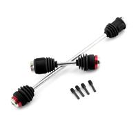 pour Traxxas pour Summit pour E-revo 5650R 1/10 Arbres De Transmission Centraux en Acier Métallique avec Bottes Mises À Niveau Pièces Accessoires Rc Jouets Accessoires