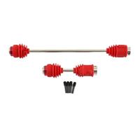 Pour Traxxas Pour Summit Pour E-Revo Pour Erevo 2.0 Pour E-Maxx 1/10 Pièces RC Jouets Enfants Arbres Transmission Centraux CVD 5151R 5650R 8655R Soufflets Anti-poussière Arbre Transmission RC(Red,8655
