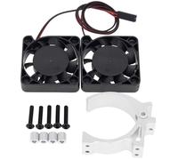 Pour Traxxas Pour Summit Pour E-revo Pour Udr 42mm Moteur Sans Balais Brossé Dissipateur Thermique Ventilateur Refroidissement Rc Voiture Mise Niveau Pièces RC Voitures Modèles(Silver)