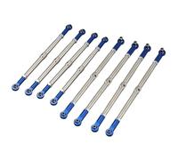 Pour Traxxas Pour Summit Pour Revo Pour E-Revo 2.0 1/10 8 Pièces Métal Tiges Poussée Biellettes Tendeur 5319X 5338R Détachées Pour Voitures RC Modèles Bielle Rc