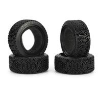 pour Traxxas pour Tamiya pour HPI pour Kyosho pour Racing pour Roues HSP 1/10 4 Pièces 48mm Dérive À Grain Moyen RC Pneu Voiture Tension en Caoutchouc RC Voitures Pièces