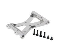 Pour Traxxas Pour TRX-4 1/10 Alliage D'aluminium Support Transversal Arrière Servo Direction Pour Traverse Renfort Châssis Accessoires Voiture Radiocommandée Accessoires Jouets RC(Silver)