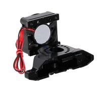 Pour Traxxas Pour TRX-4#8290 1/10 RC Crawler Car 1PCS Alliage D'aluminium Support Moteur Dissipateur Thermique Avec Ventilateur De Refroidissement RC Jouets Modèles(Black)