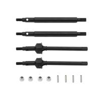 Pour Traxxas Pour TRX-4M 1/18 Avant Arrière Métal Arbre Transmission CVD Voiture À Chenilles RC Réparations Mises À Niveau Accessoires Remplacement Composants Rc(Black)