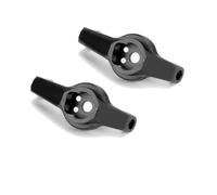 pour Traxxas pour TRX4 1/10 2 Pièces Bloc Roulette Avant Alliage Métallique Support Moyeu C RC Pièces Mise À Niveau Voiture sur Chenilles Accessoires Coupelle Direction RC