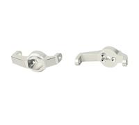 pour Traxxas pour TRX4 1/10 2 Pièces Bloc Roulette Avant Alliage Métallique Support Moyeu C RC Pièces Mise À Niveau Voiture sur Chenilles Accessoires Coupelle Direction RC