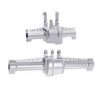 pour Traxxas pour TRX4-M K10 1/18 RC Crawler Pièces Et Accessoires De Mise À Niveau : Carter D'essieu Avant Et Arrière en Aluminium CNC avec Cache-essieu RC Essieu arrière Avant