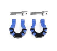 pour Traxxas pour TRX4 pour Axial pour SCX10 1/10 2 Pièces Pare-Chocs Anneau D Crochet Remorquage Rouge Sauvetage Remorque RC Mise Niveau Voiture sur Chenilles RC Améliorations Modèles