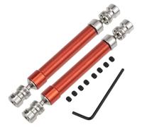 Pour Traxxas Pour Trx4 Pour Axial Pour SCX10 90046 1/10 2 Pièces Arbre Transmission CVD 110-160mm Mise Niveau RC Pour Rock Crawler Réparation Pièces Améliorations RC(Red)
