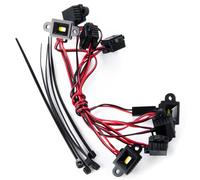 Pour Traxxas Pour TRX4 Pour TRX6 1/10 Sourcil Roues Arêtes Passage Roue Châssis Phares Kit D'éclairage Crawler RC Pièces D'amélioration Voiture Phares RC(8pcs)