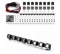 Pour Traxxas Pour Trx4 Pour Trx6 Pour Axial 1/10 Carré Plafond Pare-chocs Projecteur Longue Portée Capot Montant Éclairage L'escalade Voiture Pièces Détachées Phares RC(Yellow)