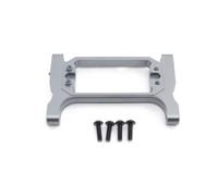 Pour Traxxas Pour TRX4 Pour TRX6 Pour Bronco 1/10 Alliage D'aluminium Support Servo Avant Direction Du Châssis Pour Traverse Crawler RC Pièces Détachées Composants Rc(Silver)