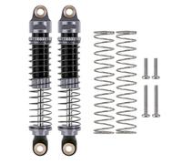 Pour Traxxas Pour TRX4M 4M-42 1/18 59 Mm 2 4 Pièces Amortisseur Huile Filetage Long Télécommande Mise Niveau Chenilles Pièces Amortisseurs RC(Gray,2pcs)