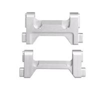 Pour Traxxas Pour Trx4m Pour Bronco Pour Defender 1/18 Supports Pare Chocs Avant Et Arrière En Alliage D'aluminium Crawler RC Pièces Rechange Jouets Crawlers Rc(Silver)