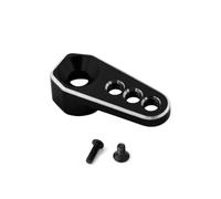 Pour Traxxas Pour TRX4M Pour Bronco Pour Defender 2065T 1/18 1 Pièce Aluminium 25 Dents Bras Direction Palonnier Servo Pièces Mise À Niveau Voiture Télécommandée Composants Rc(Black)