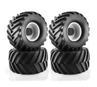 pour Traxxas pour VXL 2WD pour Hoss 4x4 pour HSP pour HPI pour Tamiya pour Kyosho 1/10 Roues Plastique Dur Jantes Pneus 12mm avec Mousse Camion RC RC Pièces Rechange