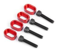 Pour Traxxas Pour X-MAXX 1/5 4 Pièces Alliage D'aluminium Châssis Principal Vis Fixation Du Moteur Renfort Siège Joint RC Pour Buggy Pièces Détachées PièCes Rc(Red)