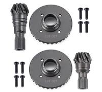 Pour Traxxas Pour X-MAXX 1/5 Acier Pignons Coniques Transmission Différentiels Avant Et Arrière 10T-32T Accessoires D'amélioration Voitures RC Remplacement RC(1 Set)