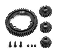Pour Traxxas Pour X-Maxx 1/5 Pour E-Revo 2.0 Pour Vxl Pour Maxx 1/10 Couronne Droite En Acier Avec Pignon M1 18/20/22T Améliorations 6447 6449 Remplacement PièCes Rc(50T)