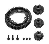 pour Traxxas pour X-maxx 1/5 XO-1 1/7 pour Maxx 1/10 pour E-REVO 2.0V Engrenage Droit en Acier M1 Pignon 6447 6449 Voiture RC Accessoires