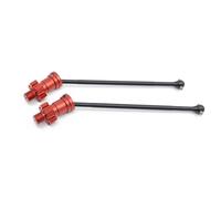 Pour Traxxas Pour X-Maxx 6S 8S 1/5 Pour Monster Truck Arbre Transmission Avant Arrière Métal De CVD Pièces Mise À Niveau Voiture RC Accessoires D'entraînement Arbre(Red,Size 2pcs)