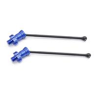 Pour Traxxas Pour X-Maxx 6S 8S 1/5 Pour Monster Truck Arbre Transmission Avant Arrière Métal De CVD Pièces Mise À Niveau Voiture RC Accessoires D'entraînement Arbre(Blue,Size 2pcs)