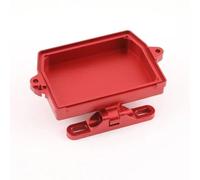 Pour Traxxas Pour X-MAXX 6S 8S 1/6 1/5 Pour XRT 8S Métal Appareil Boîtier Récepteur Câble Cache 7724 Pièces Mise À Niveau Voiture Radiocommandée Accessoires RC(Red)